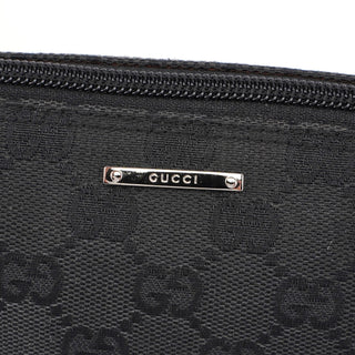 Gucci 07198 Black GG Boat Pochette