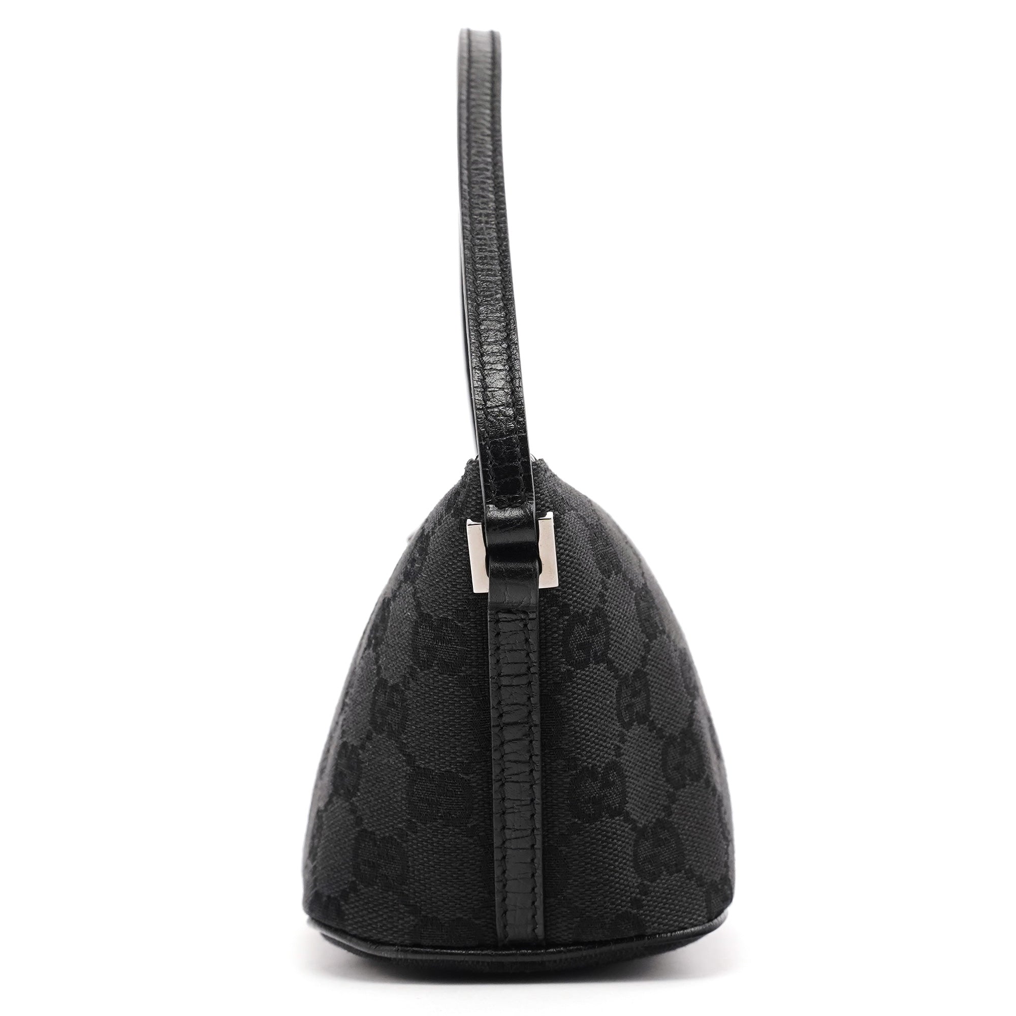 Gucci 07198 GG Boat Pochette en toile GG noire