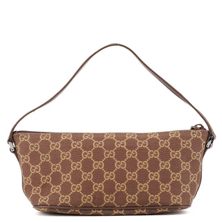 Gucci 07198 Brown GG Boat Pochette