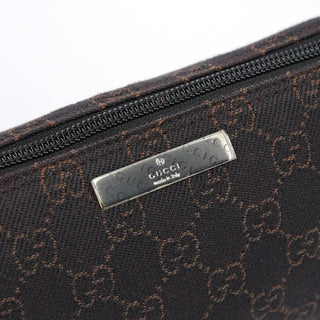Gucci 07198 Brown GG Boat Pochette