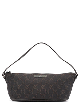 Gucci 07198 Brown GG Boat Pochette