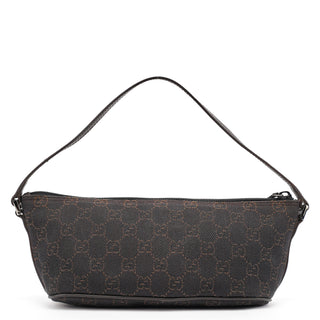 Gucci 07198 Brown GG Boat Pochette