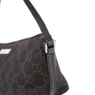 Gucci 07198 Brown GG Boat Pochette