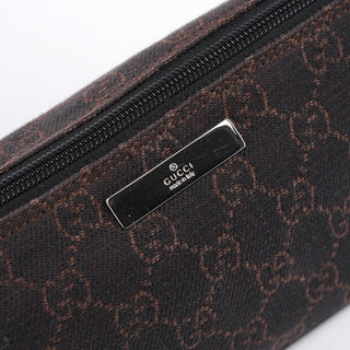 Gucci 07198 Brown GG Boat Pochette