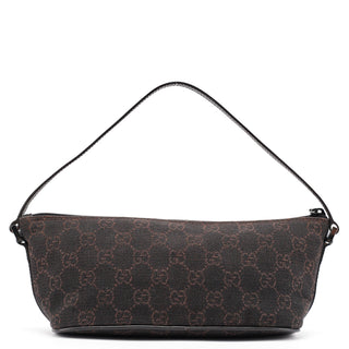 Gucci 07198 Brown GG Boat Pochette