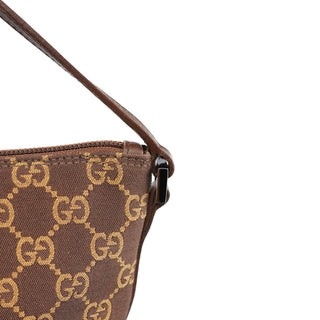 Gucci 07198 Brown GG Boat Pochette