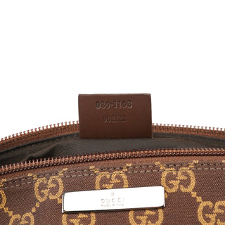 Gucci 07198 Brown GG Boat Pochette