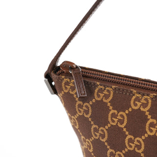 Gucci 07198 Brown GG Boat Pochette