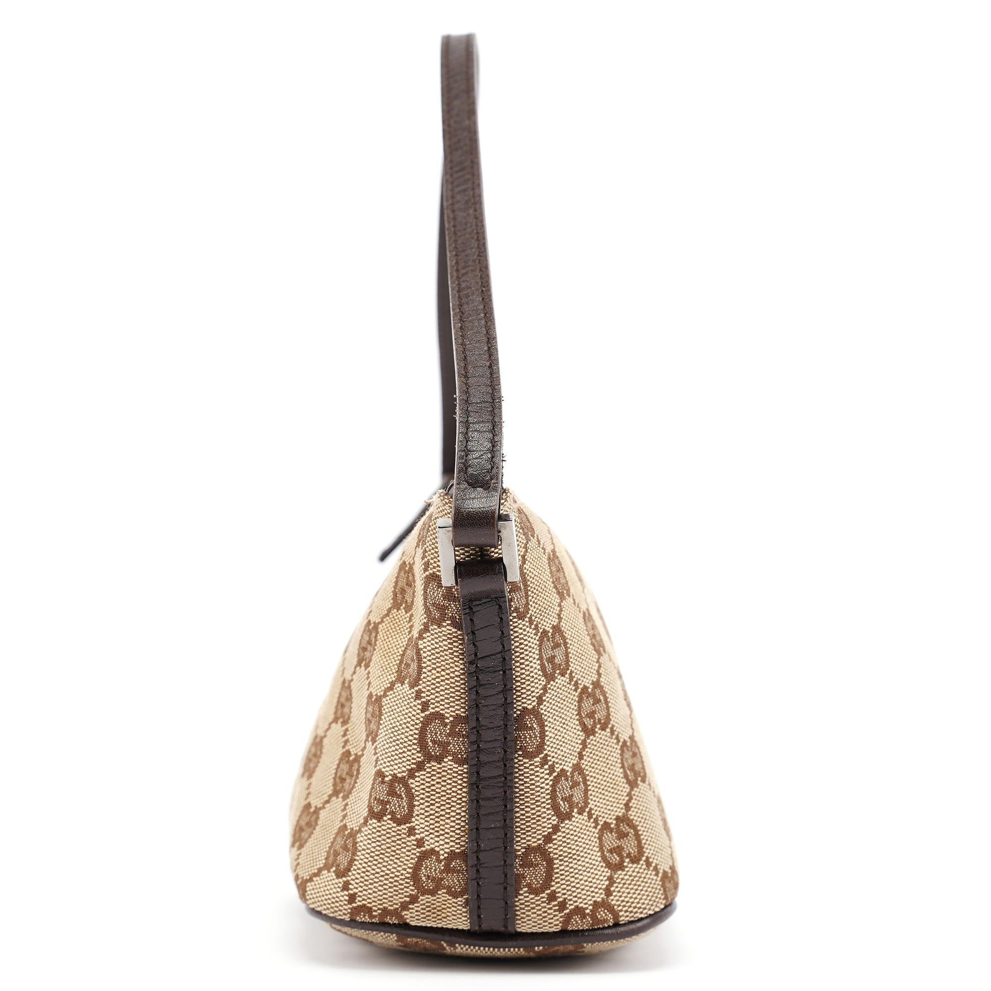 Gucci 07198 Brown GG Boat Pochette