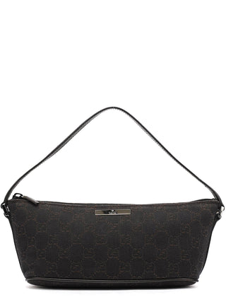 Gucci 07198 Brown GG Boat Pochette