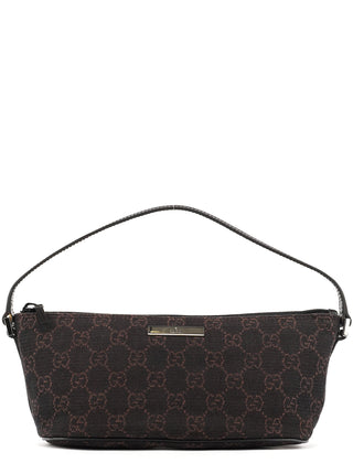 Gucci 07198 Brown GG Boat Pochette