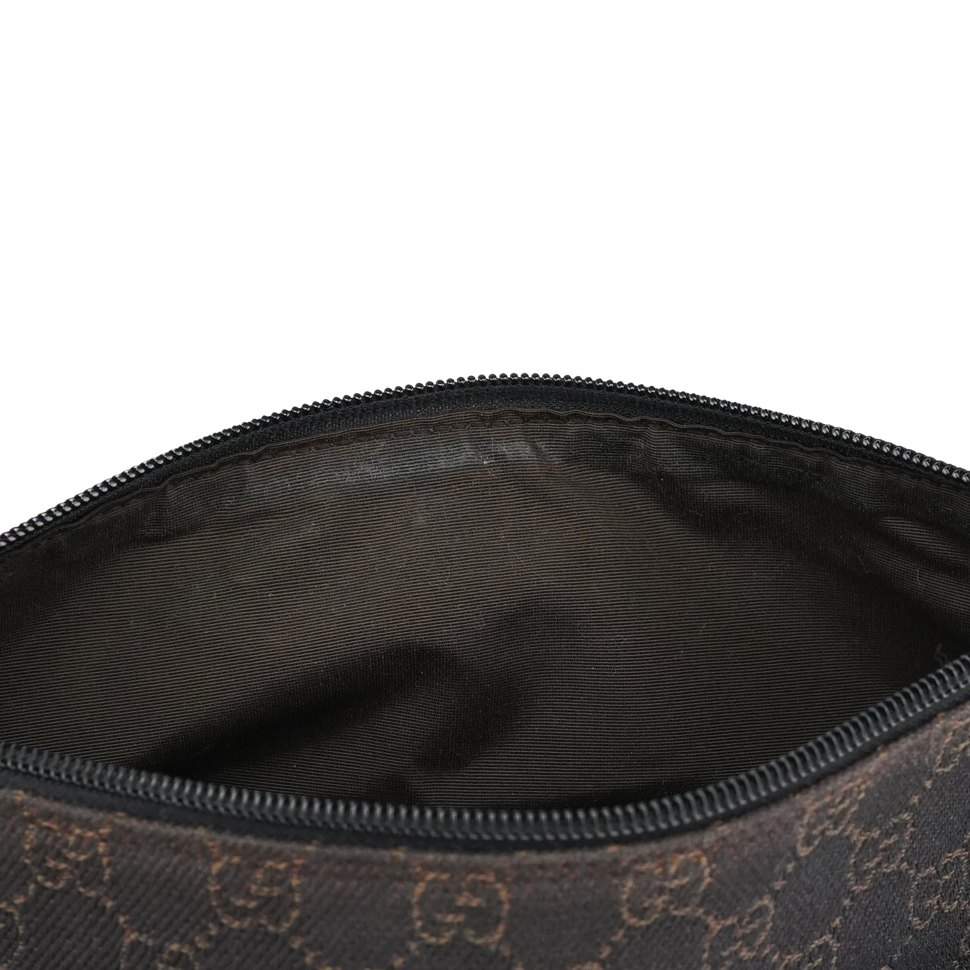 Gucci 07198 Brown GG Boat Pochette