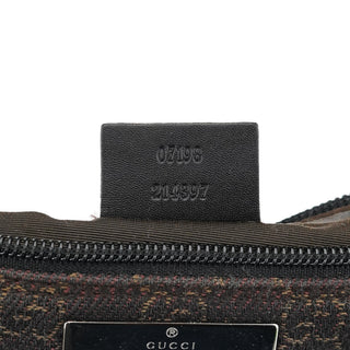 Gucci 07198 Brown GG Boat Pochette