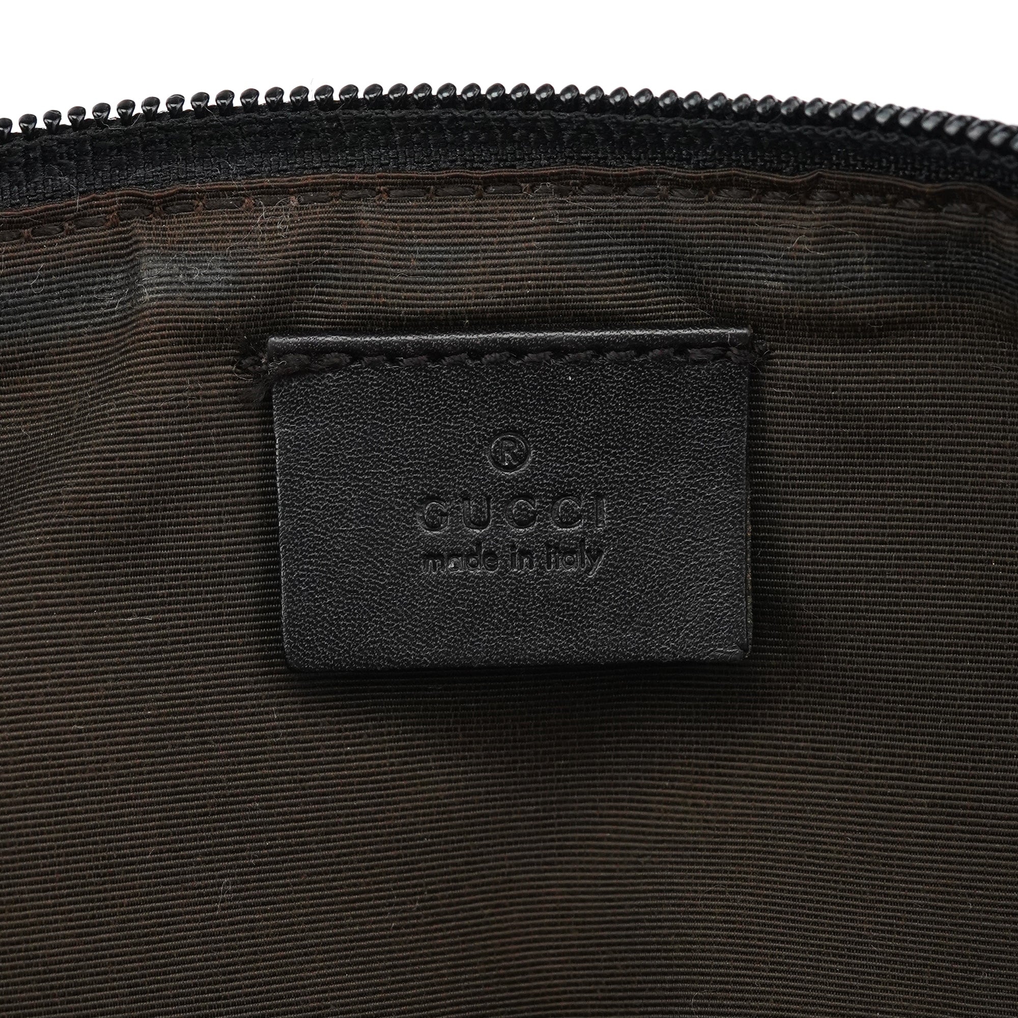 Gucci 07198 Brown GG Boat Pochette