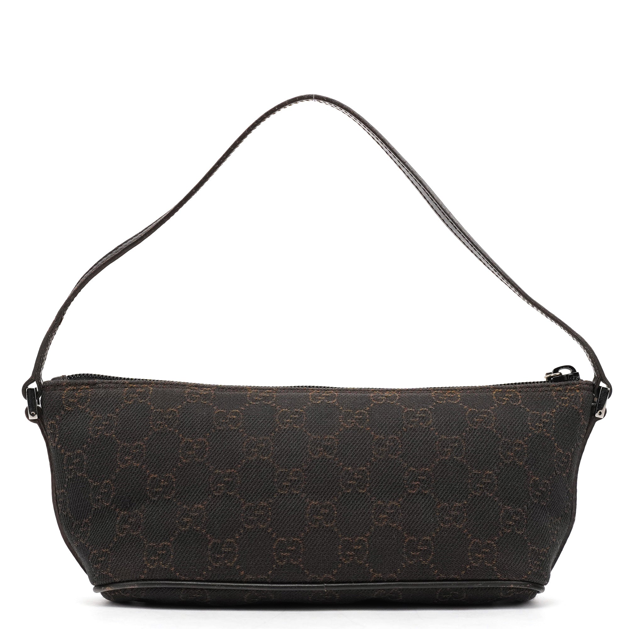 Gucci 07198 Brown GG Boat Pochette
