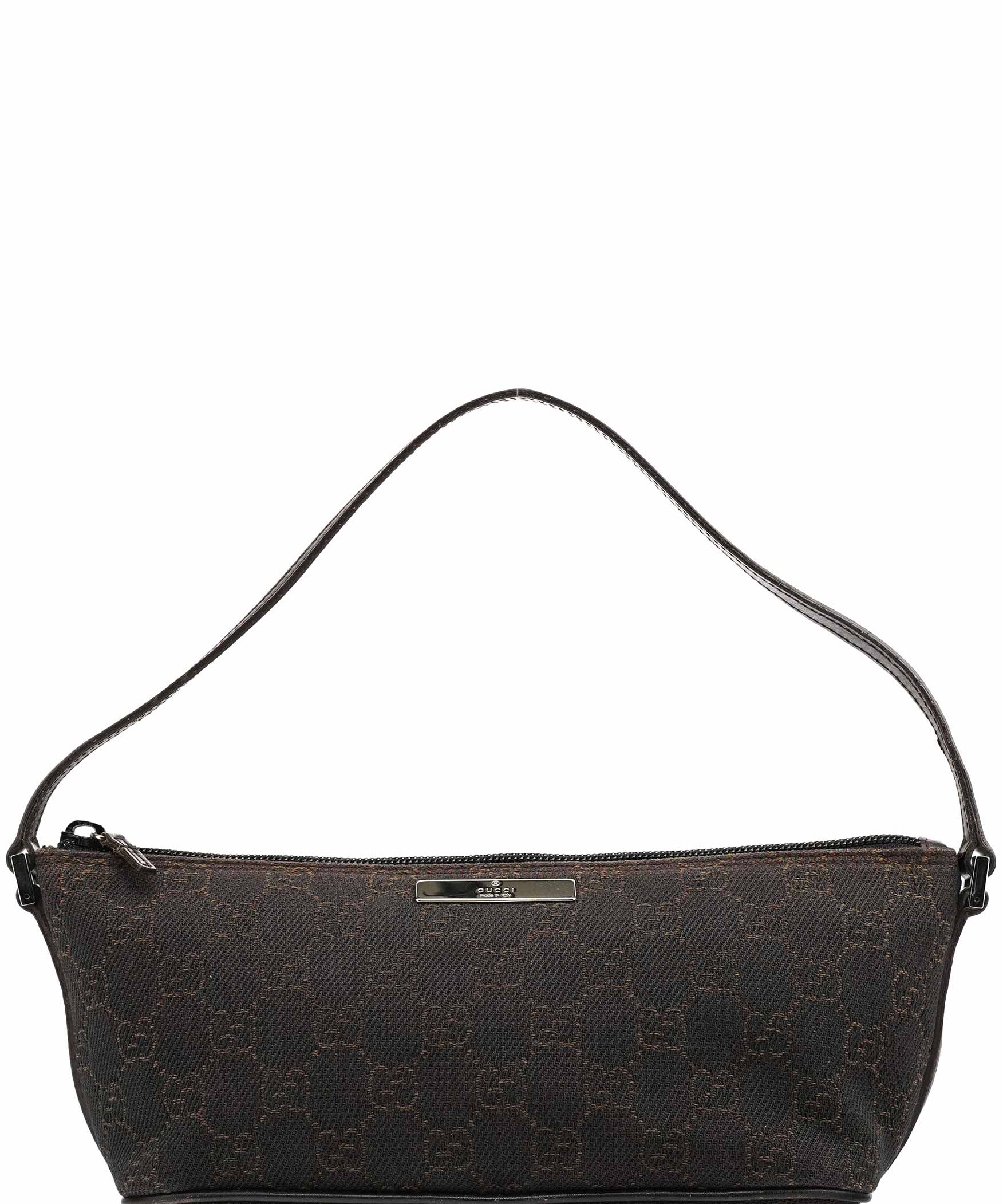 Gucci 07198 Brown GG Boat Pochette