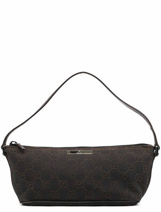Gucci 07198 Brown GG Boat Pochette