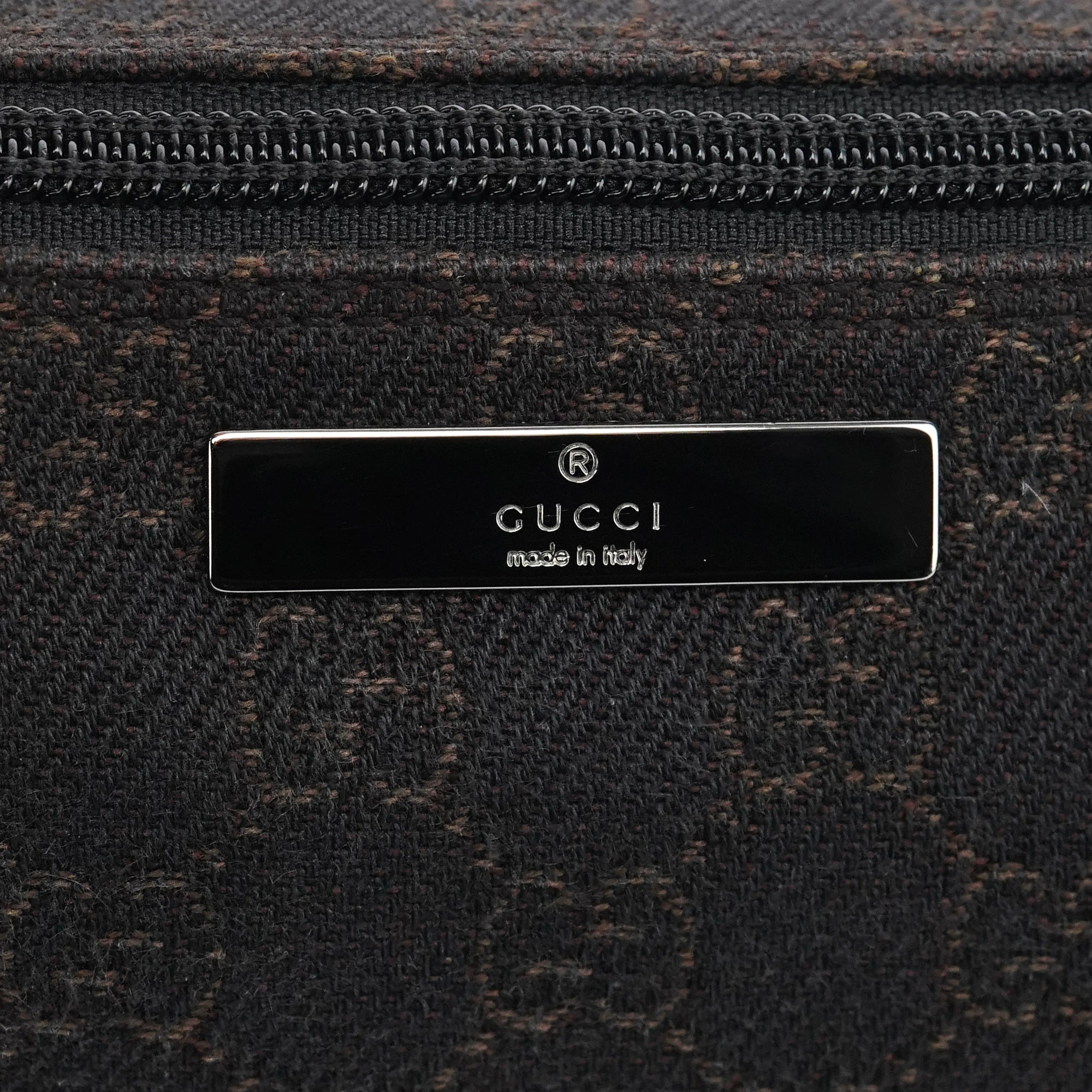 Gucci 07198 Brown GG Boat Pochette
