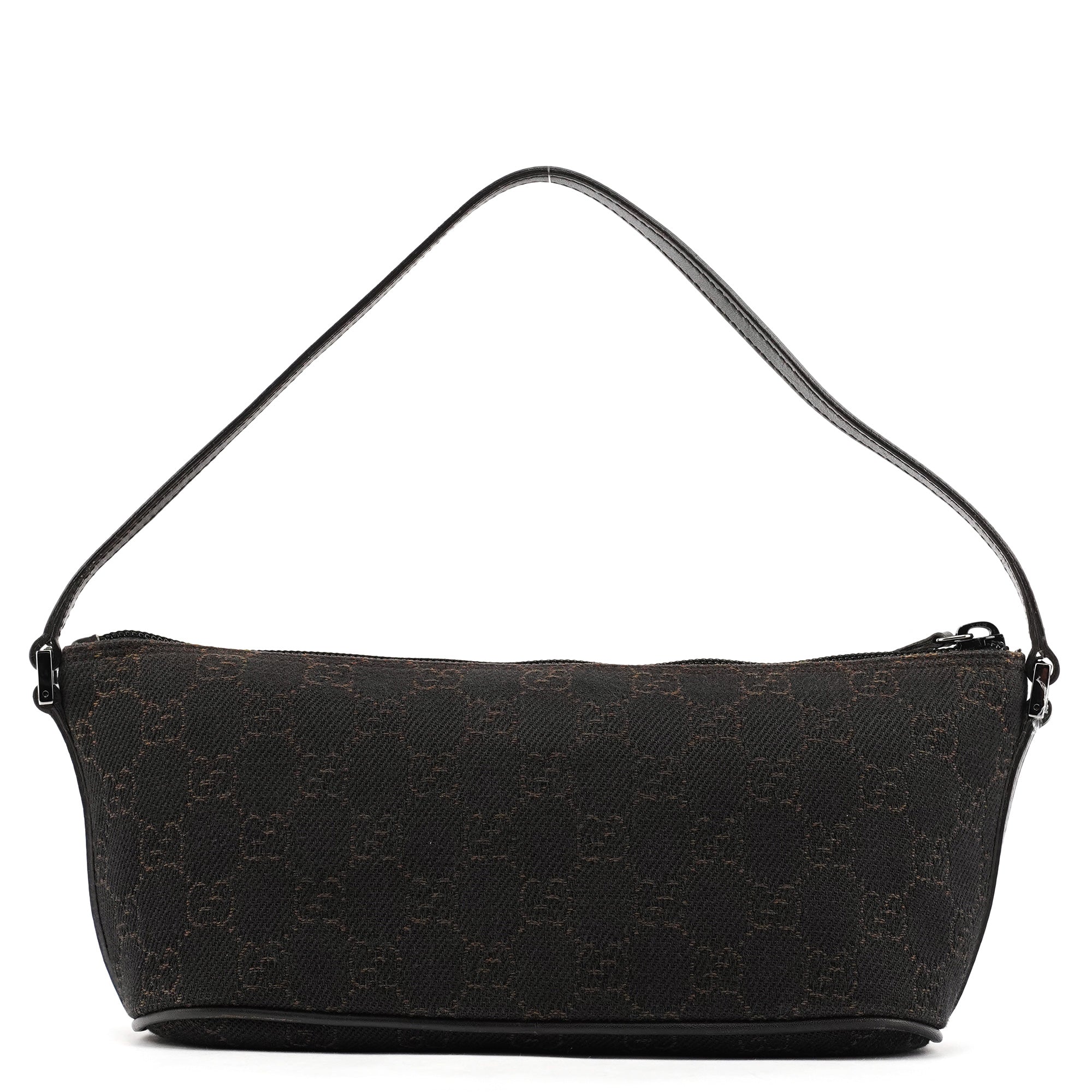 Gucci 07198 Brown GG Boat Pochette