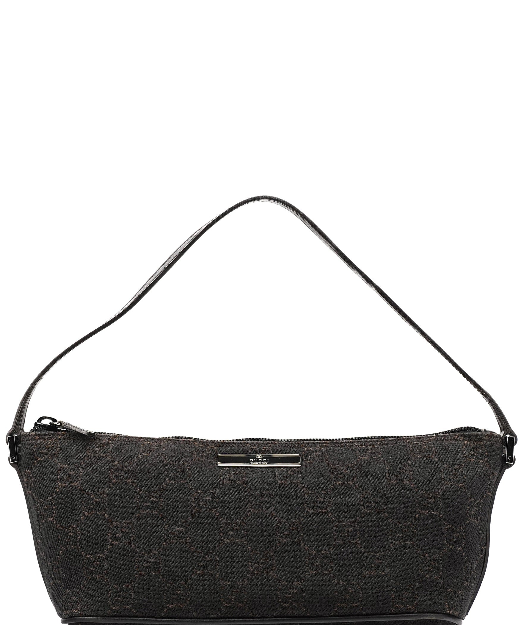 Gucci 07198 Brown GG Boat Pochette