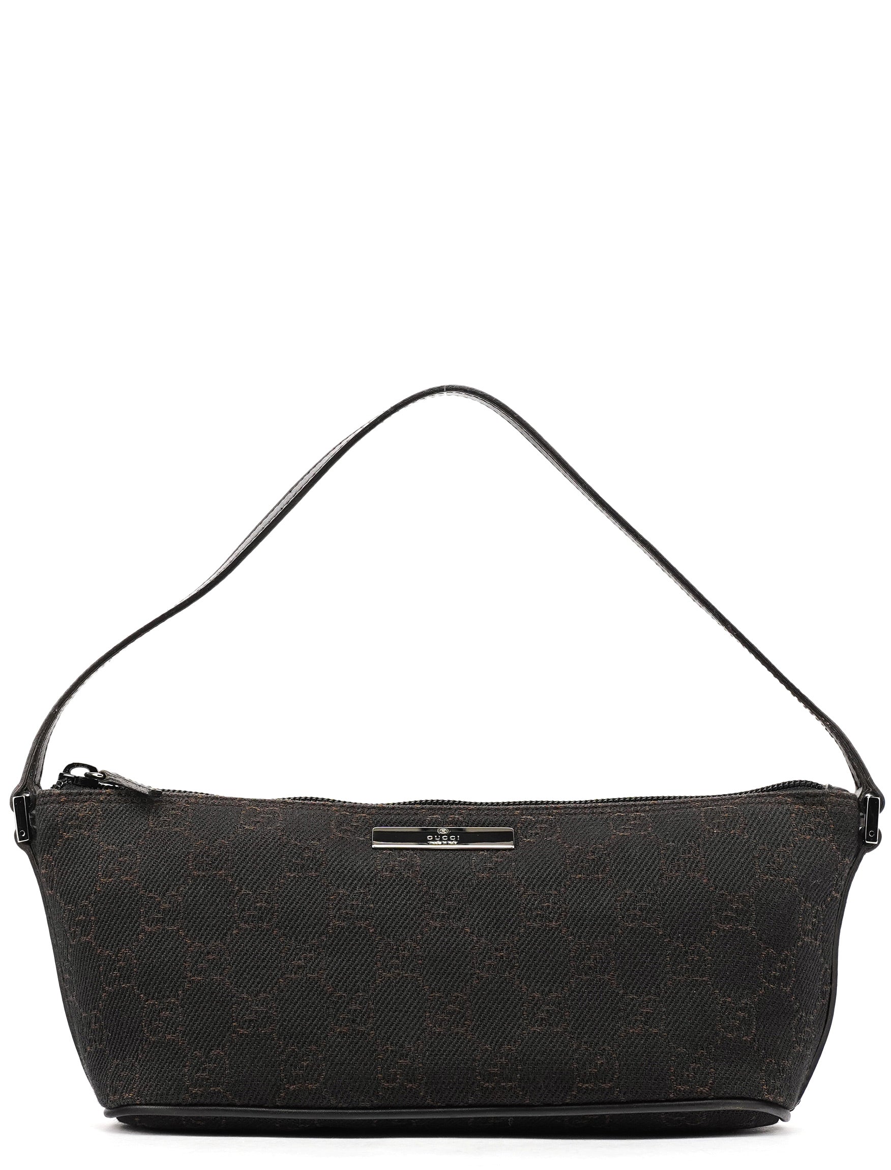 Gucci 07198 Brown GG Boat Pochette