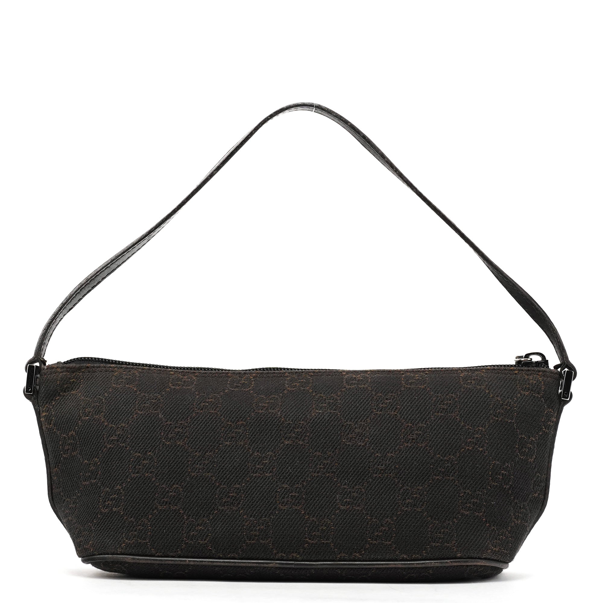 Gucci 07198 Brown GG Boat Pochette