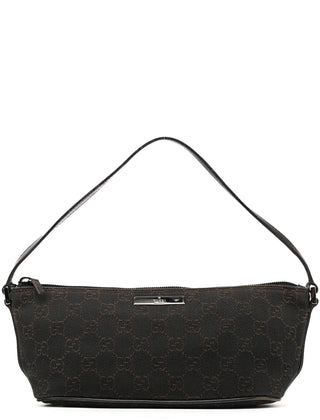 Gucci 07198 Brown GG Boat Pochette