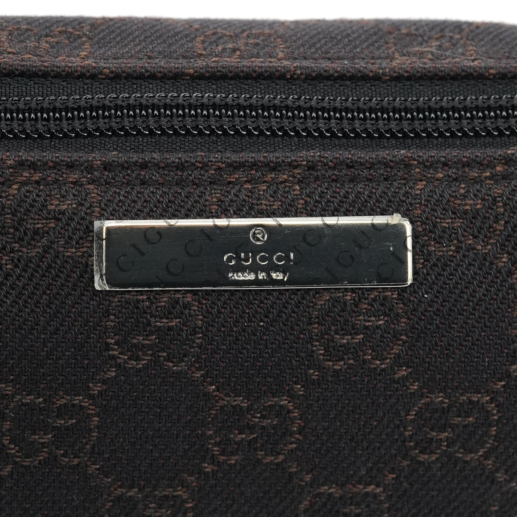 Gucci 07198 Brown GG Boat Pochette