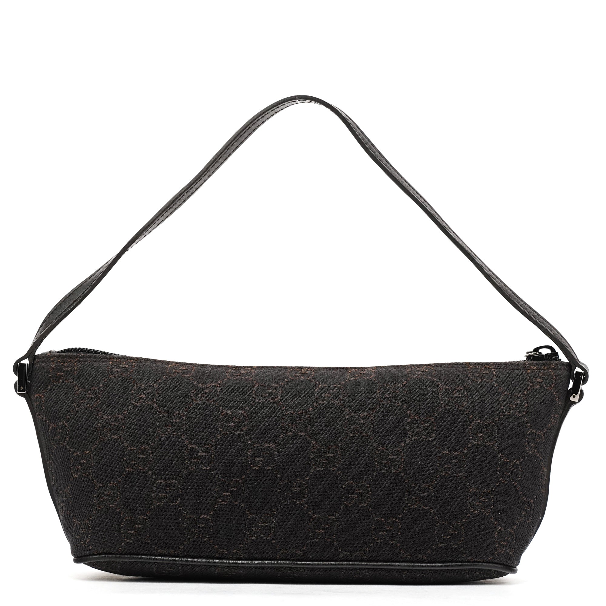 Gucci 07198 Brown GG Boat Pochette