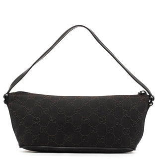 Gucci 07198 Brown GG Boat Pochette