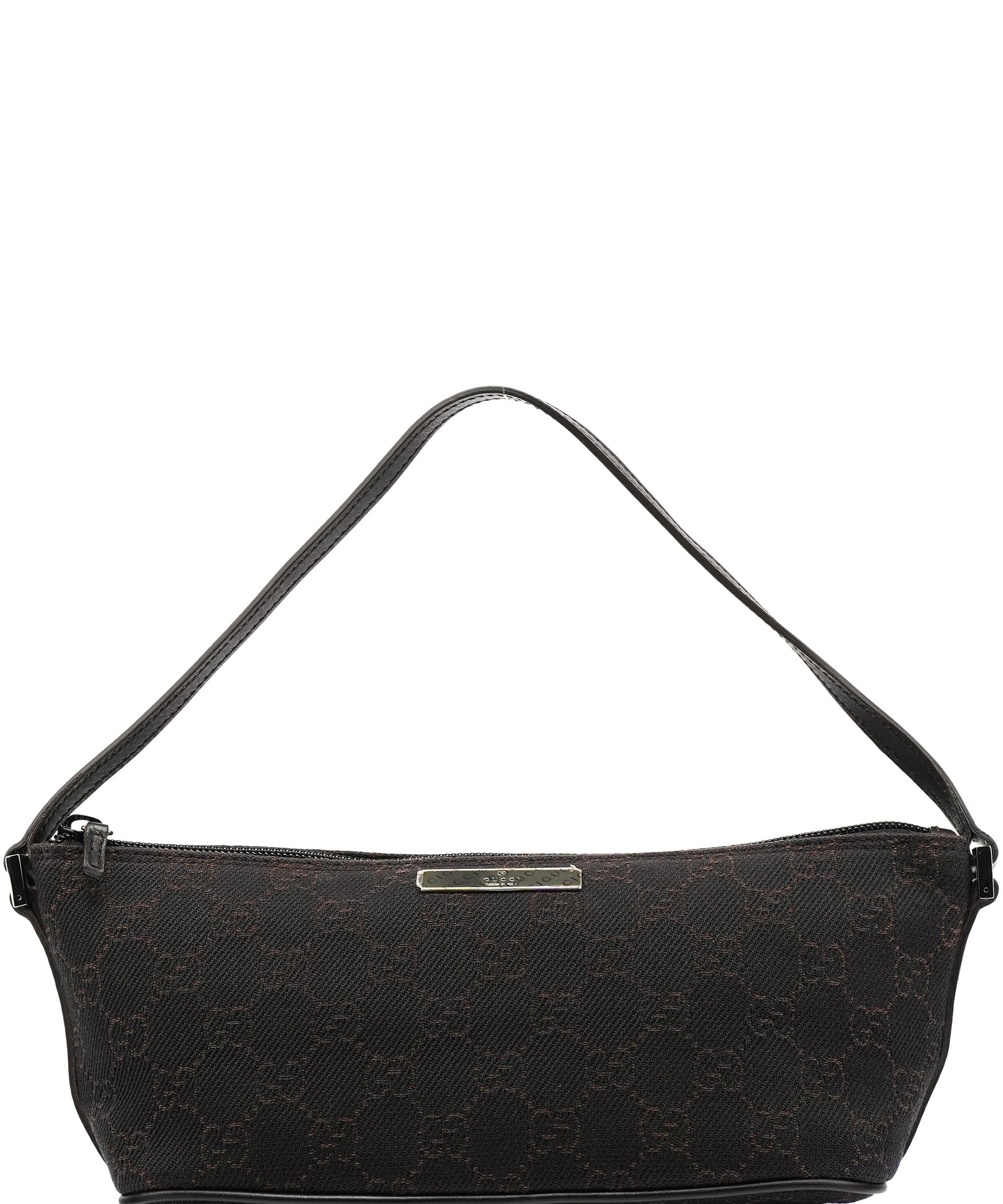 Gucci 07198 Brown GG Boat Pochette