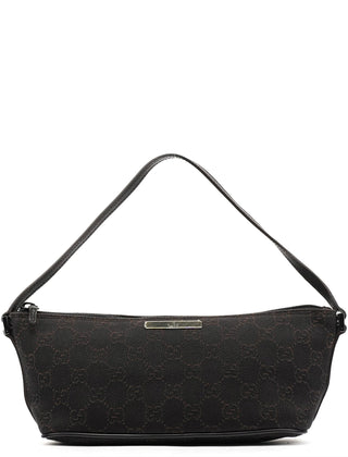 Gucci 07198 Brown GG Boat Pochette