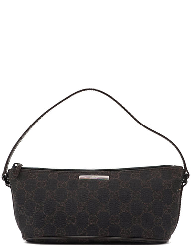 Gucci 07198 Brown GG Boat Pochette