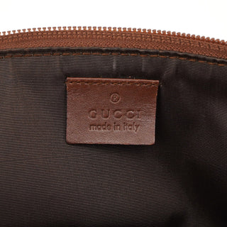 Gucci 07198 Brown GG Boat Pochette