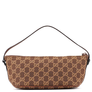 Gucci 07198 Brown GG Boat Pochette