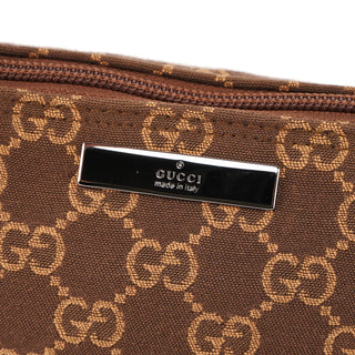 Gucci 07198 Brown GG Boat Pochette