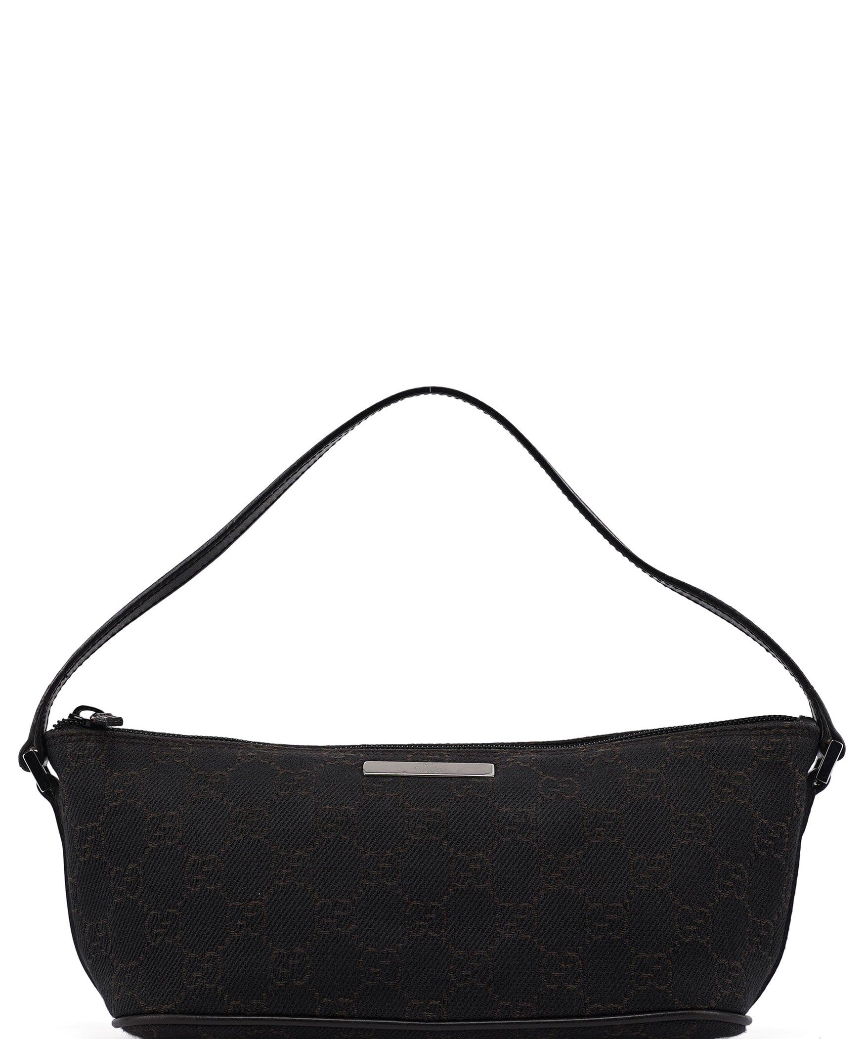 Gucci 07198 Brown GG Boat Pochette