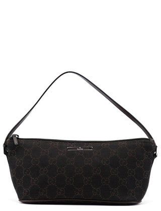 Gucci 07198 Brown GG Boat Pochette