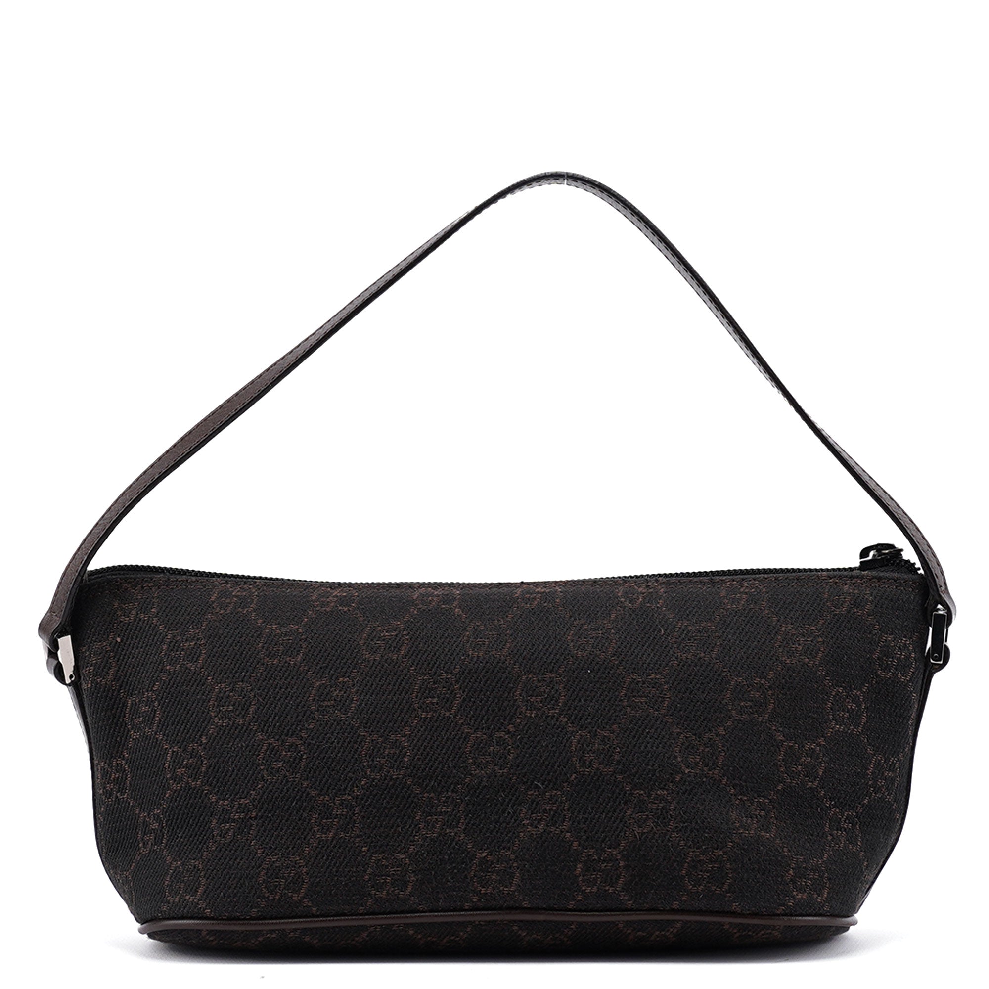 Gucci 07198 Brown GG Boat Pochette