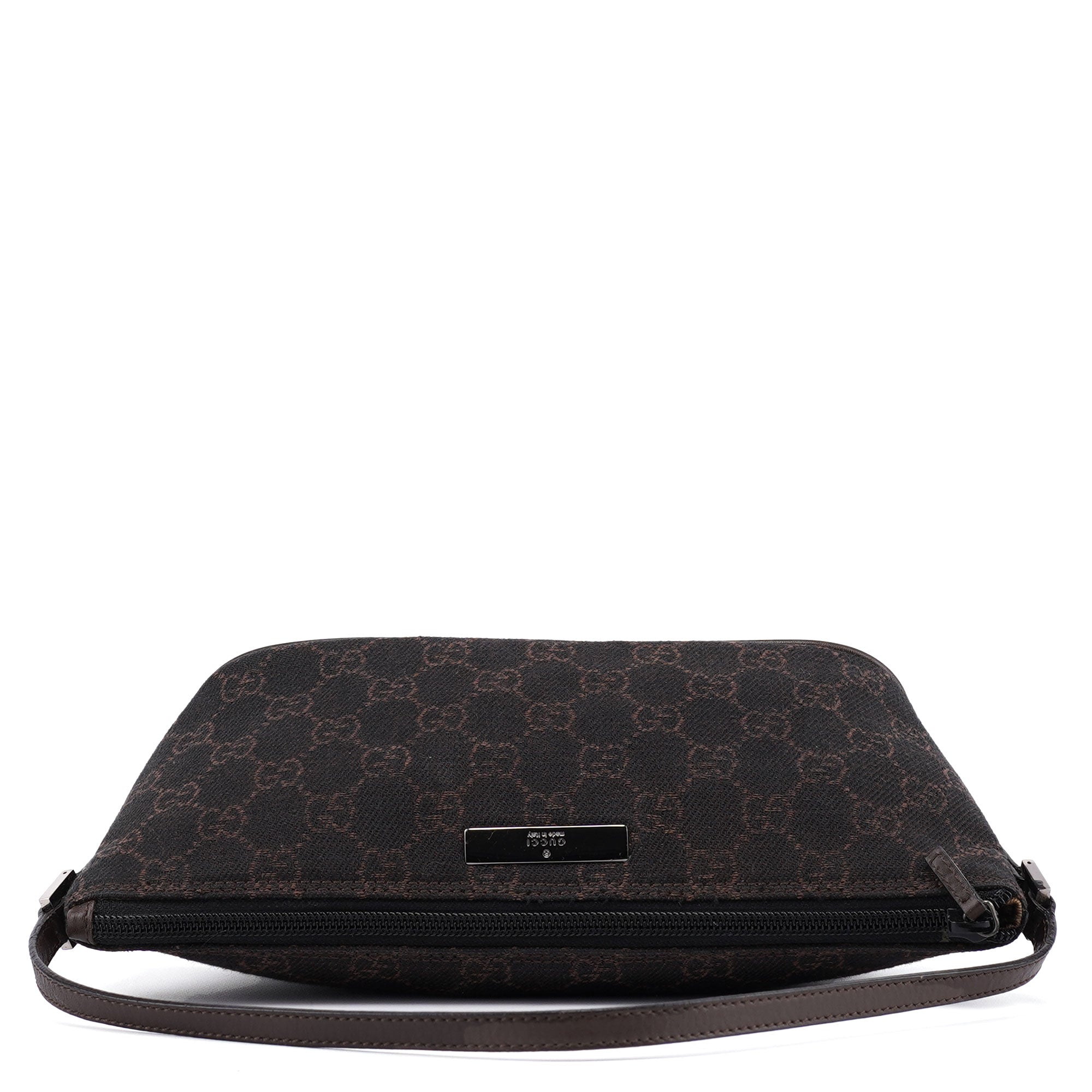 Gucci 07198 Brown GG Boat Pochette