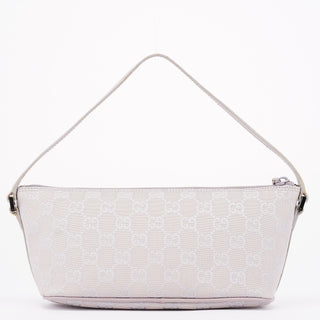 Gucci 07198 Lavender GG Boat Pochette