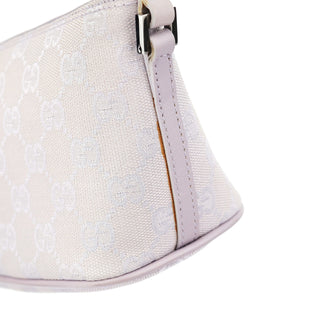 Gucci 07198 Lavender GG Boat Pochette