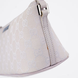 Gucci 07198 Lavender GG Boat Pochette