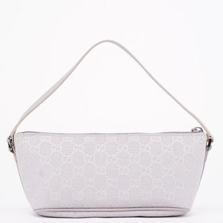 Gucci 07198 Lavender GG Boat Pochette