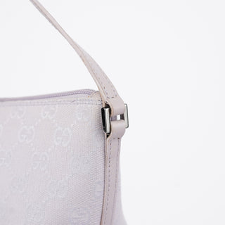 Gucci 07198 Lavender GG Boat Pochette