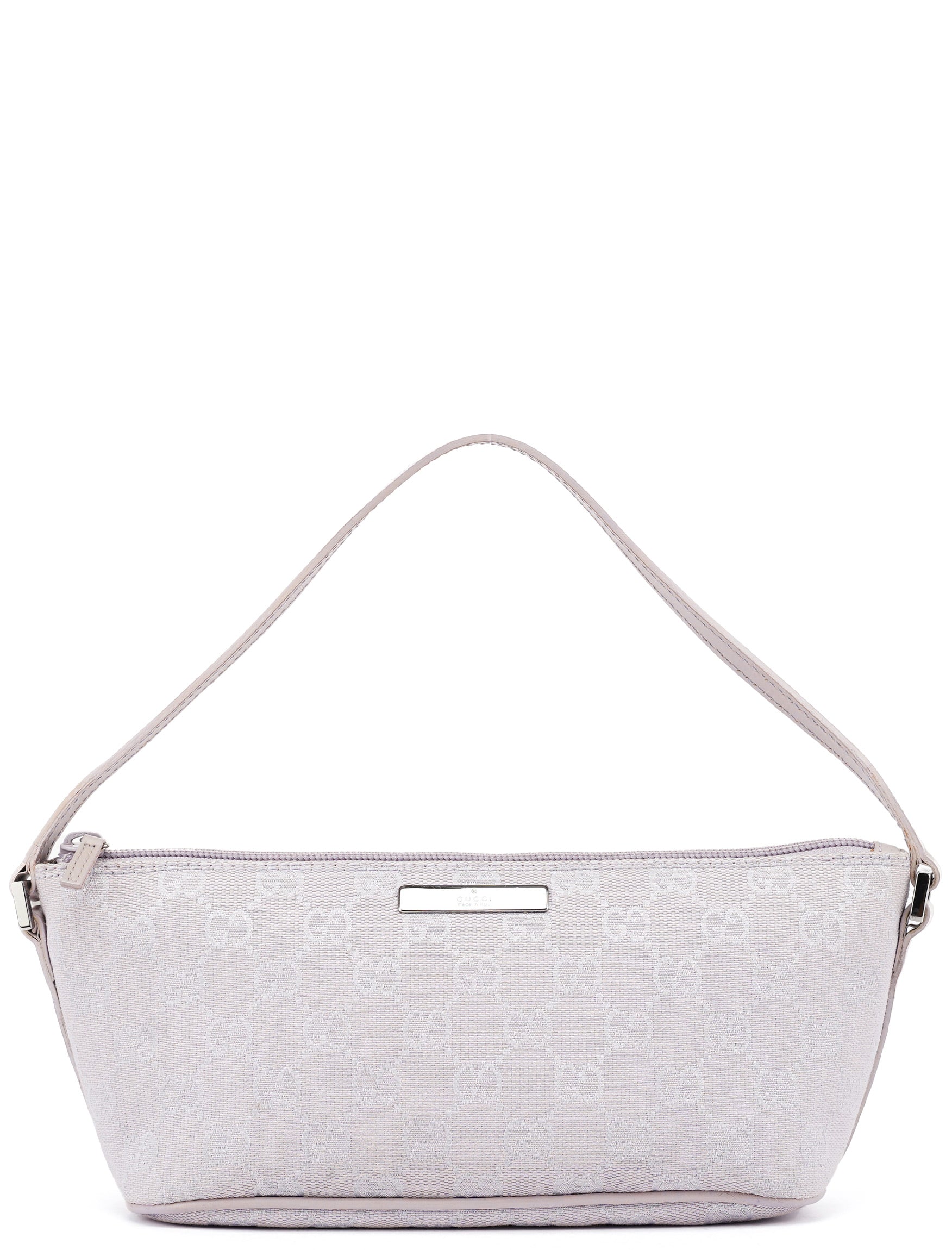 Gucci 07198 Lavender GG Boat Pochette