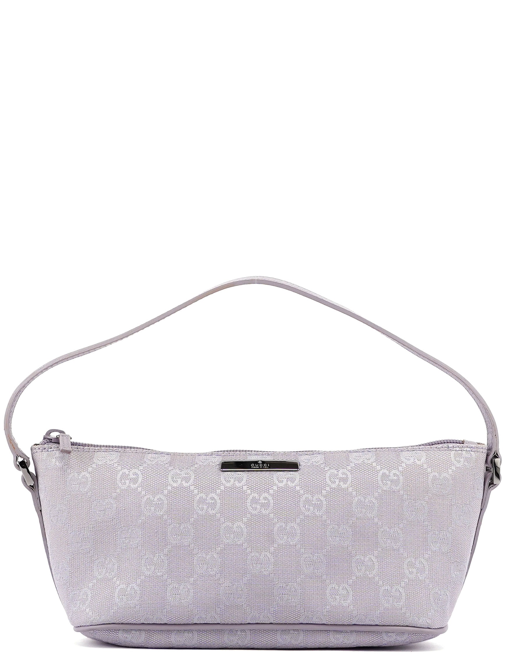 Gucci 07198 Lavender GG Boat Pochette