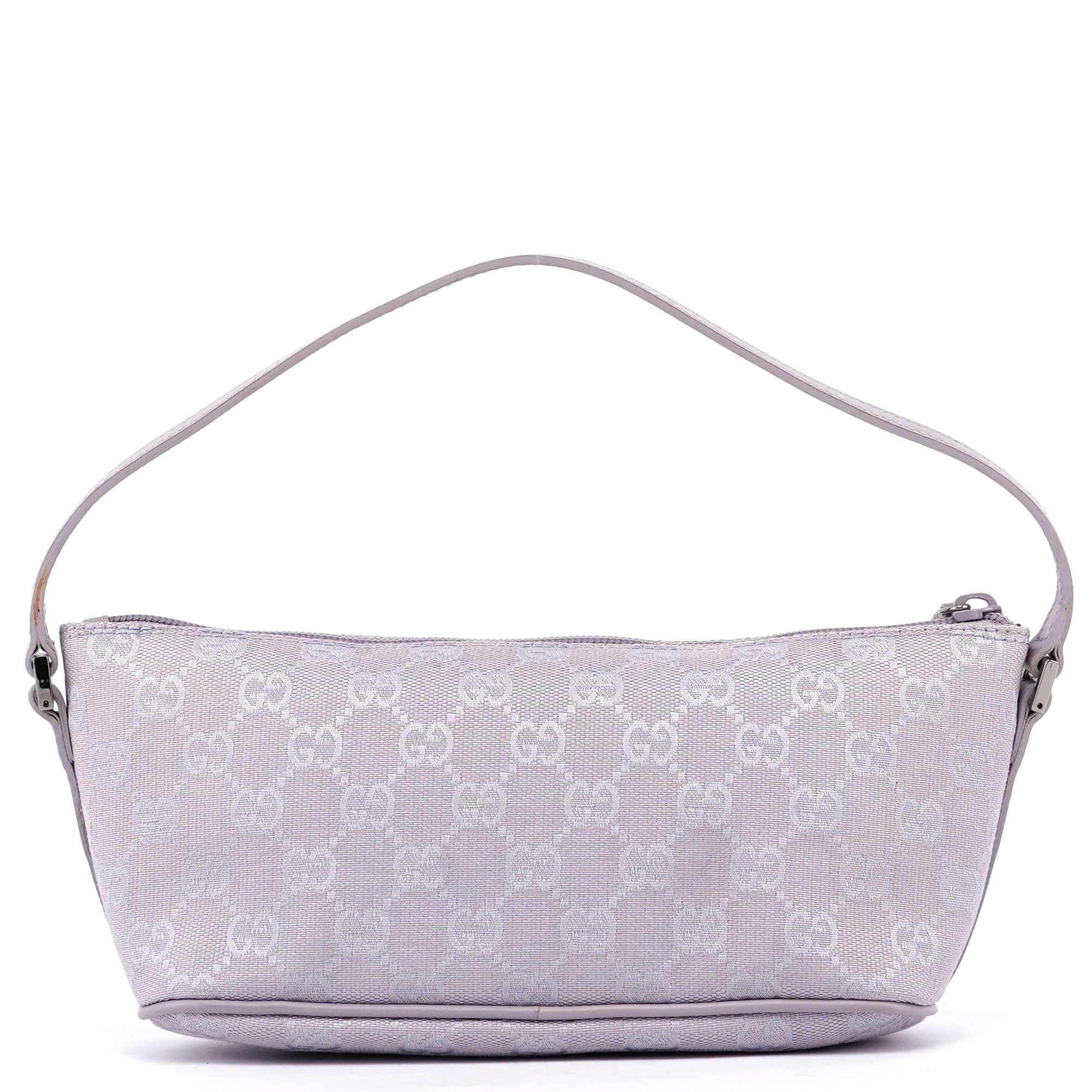 Gucci 07198 Lavender GG Boat Pochette