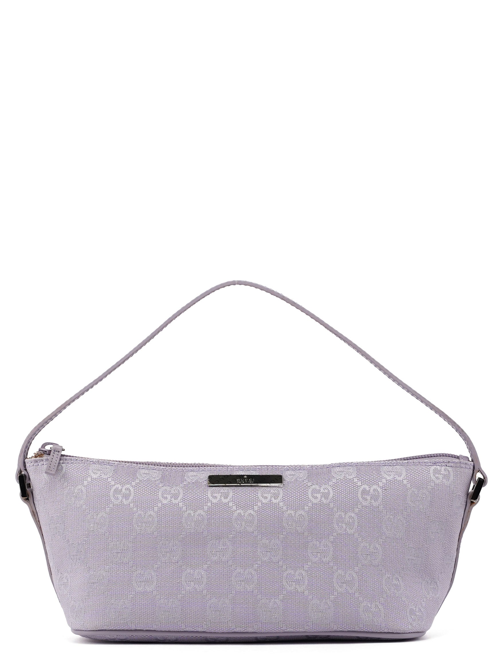 Gucci 07198 Lavender GG Boat Pochette