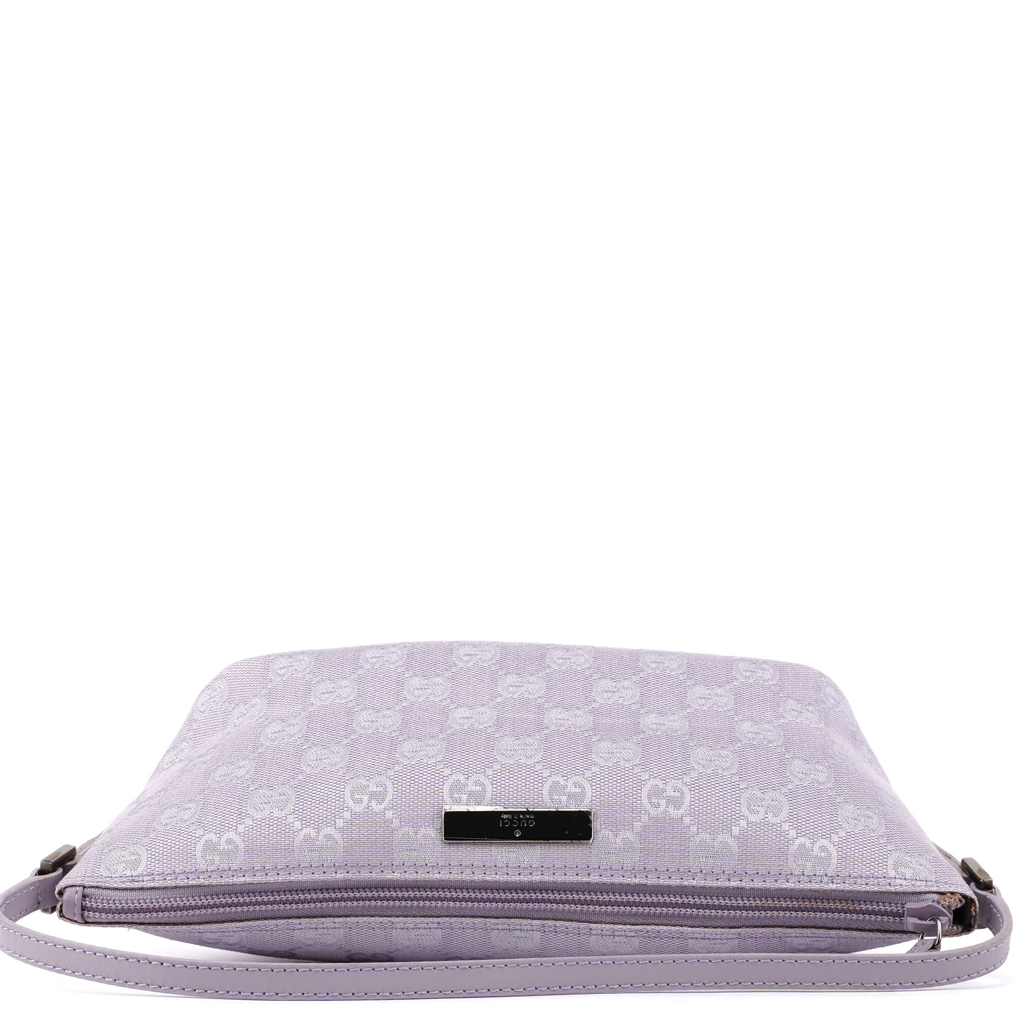 Gucci 07198 Lavender GG Boat Pochette